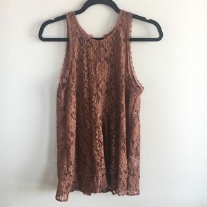 AEO Copper Lace Tank